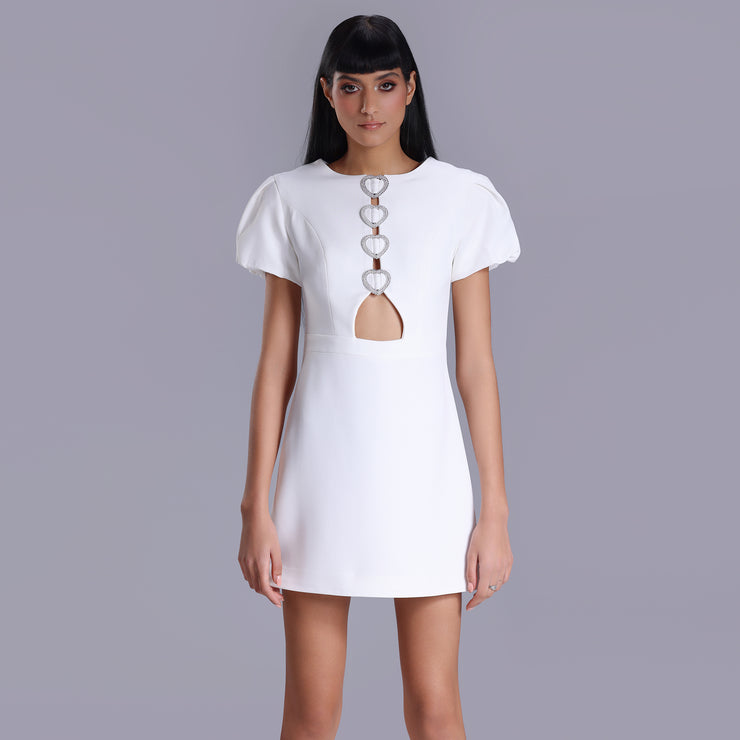 LILY DRESS - WHITE